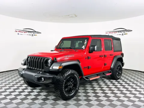 More photos of 2021 Jeep Wrangler Unlimited Willys at St. Marys Chrysler Dodge Jeep, OH