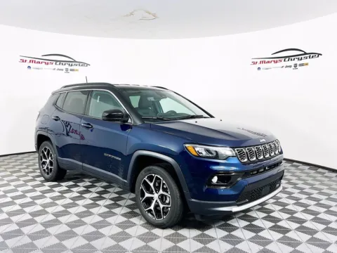 Blue 2024 Jeep Compass Limited for sale in Saint Marys, OH