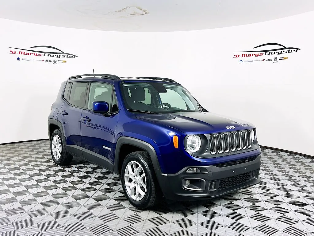 Blue 2018 Jeep Renegade Latitude for sale in Saint Marys, OH