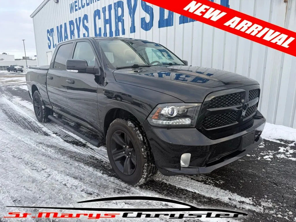Black 2017 Ram 1500 Night for sale in Saint Marys, OH