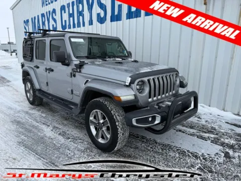 Silver 2019 Jeep Wrangler Unlimited Sahara for sale in Saint Marys, OH