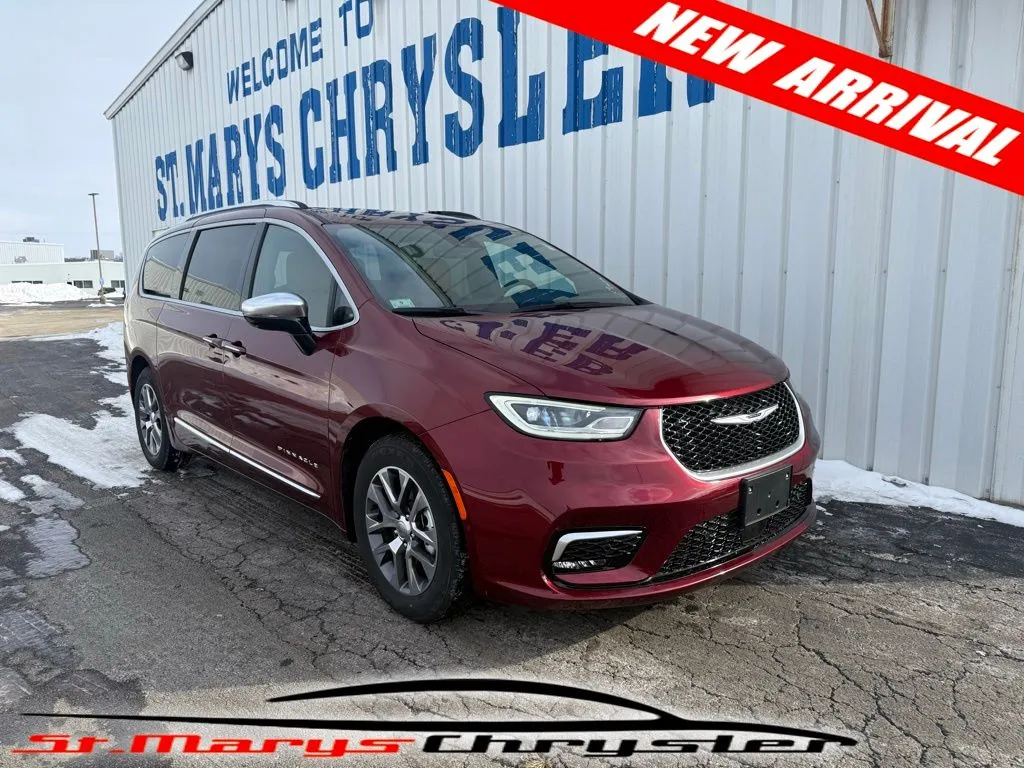Red 2023 Chrysler Pacifica Hybrid Pinnacle for sale in Saint Marys, OH
