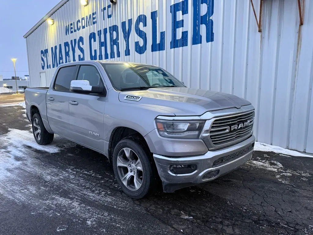 Silver 2023 Ram 1500 Laramie for sale in Saint Marys, OH
