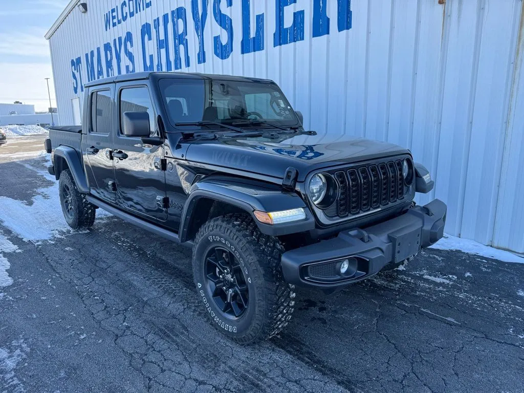 Black 2024 Jeep Gladiator Willys for sale in Saint Marys, OH
