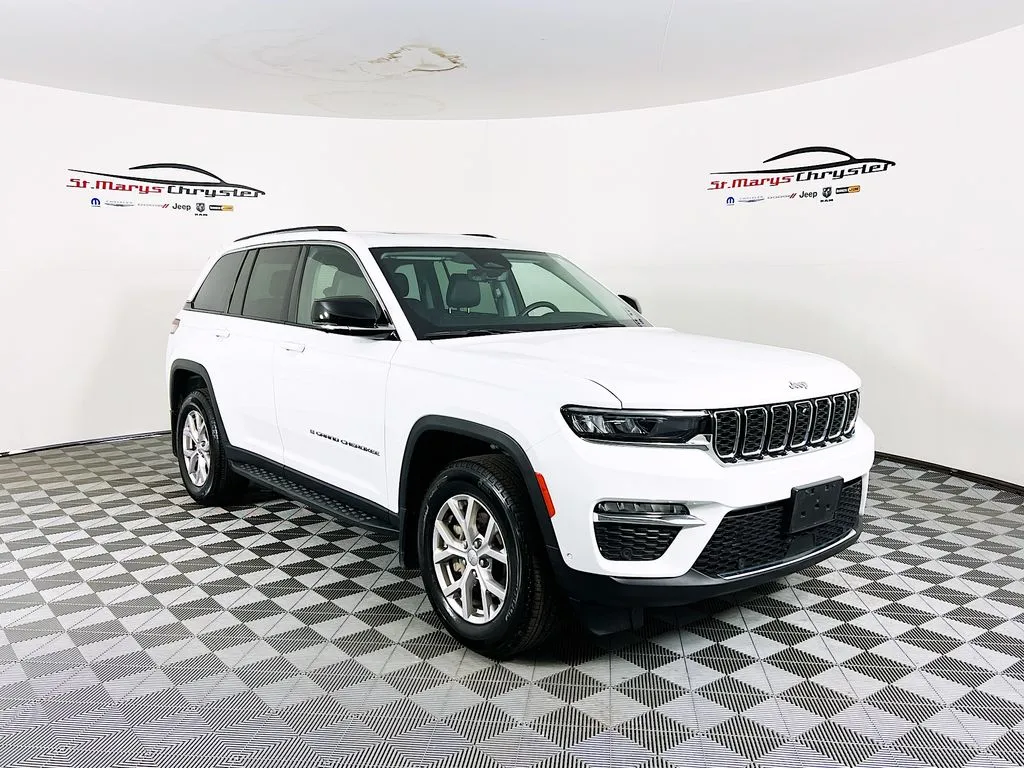 White 2022 Jeep Grand Cherokee Limited for sale in Saint Marys, OH