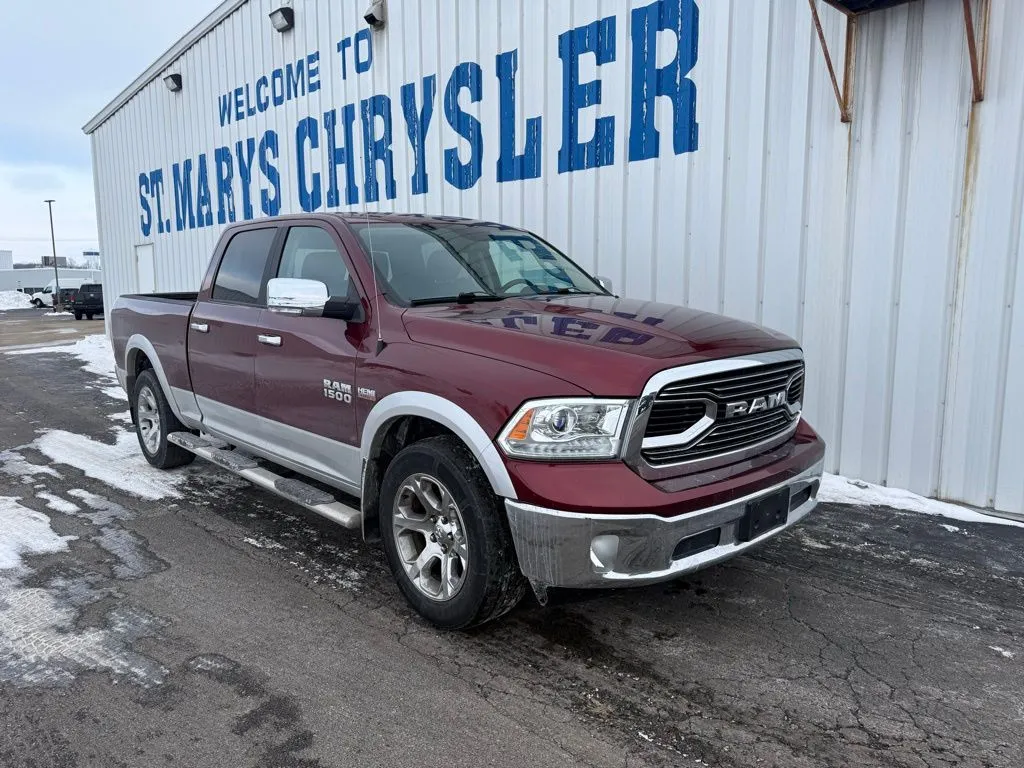 Red 2017 Ram 1500 Laramie for sale in Saint Marys, OH