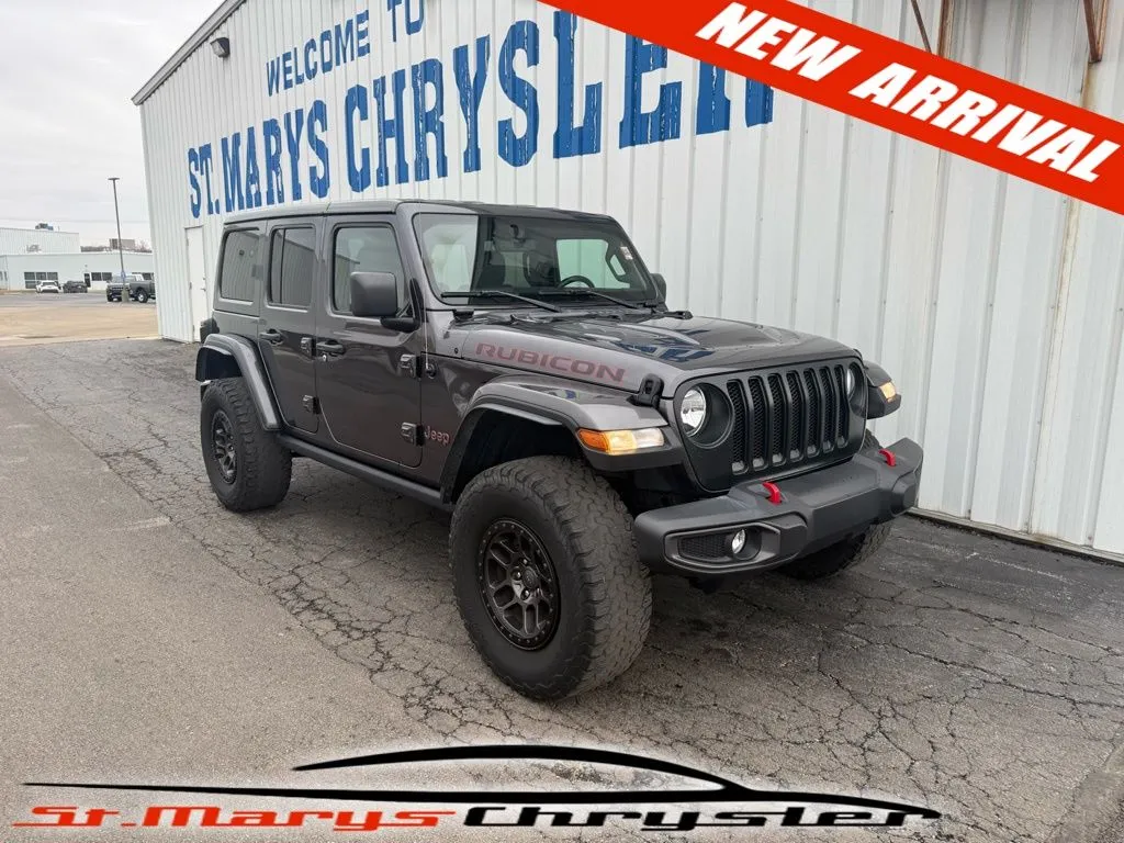 Gray 2021 Jeep Wrangler Unlimited Rubicon for sale in Saint Marys, OH