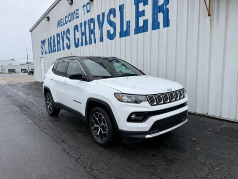 White 2025 Jeep Compass Limited for sale in Saint Marys, OH