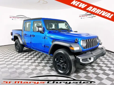 Blue 2024 Jeep Gladiator Sport for sale in Saint Marys, OH