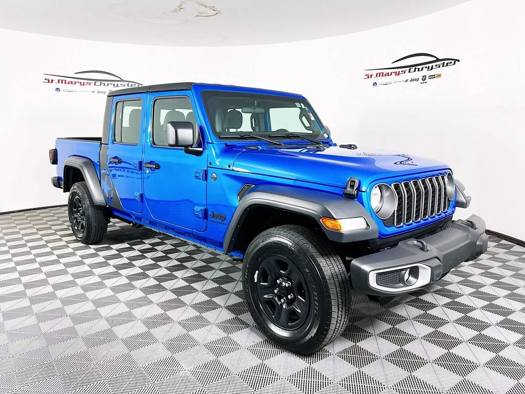 Blue 2024 Jeep Gladiator Sport for sale in Saint Marys, OH