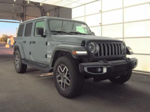 Gray 2024 Jeep Wrangler Sahara for sale in Saint Marys, OH