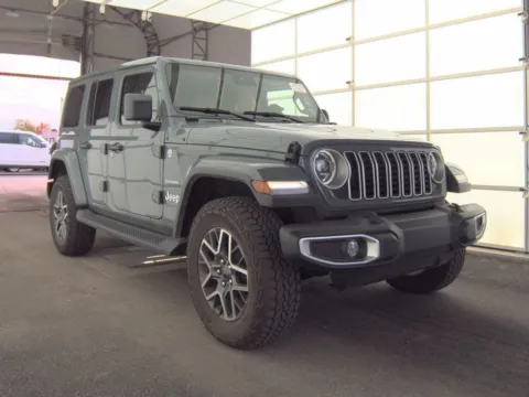 Gray 2024 Jeep Wrangler Sahara for sale in Saint Marys, OH