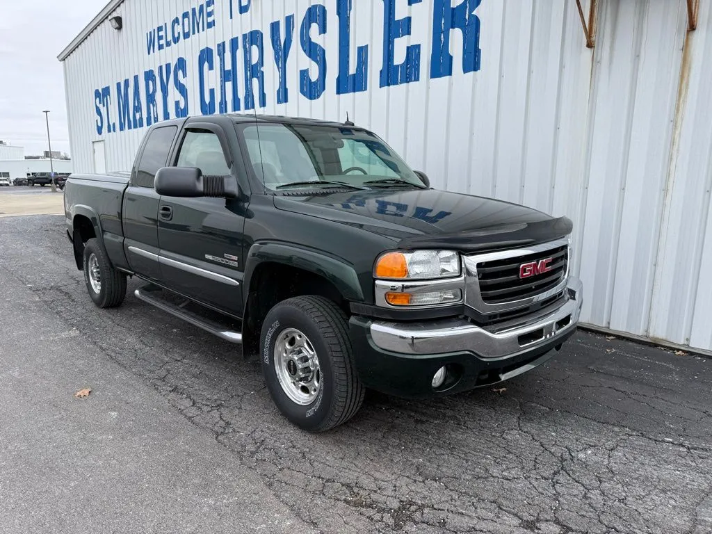 Green 2004 GMC Sierra 2500HD SLT for sale in Saint Marys, OH