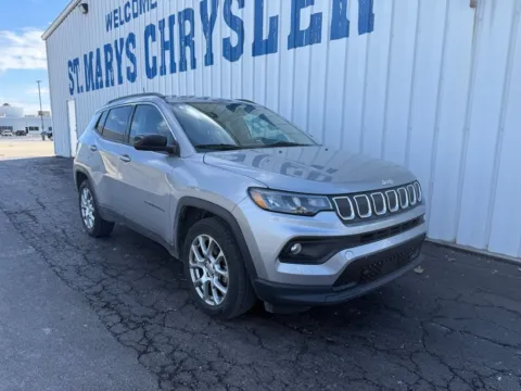 Silver 2022 Jeep Compass Latitude Lux for sale in Saint Marys, OH