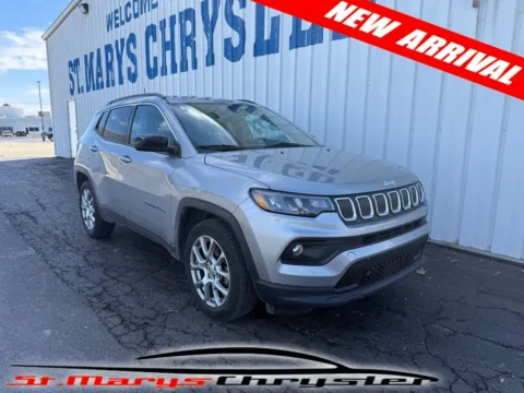 Silver 2022 Jeep Compass Latitude Lux for sale in Saint Marys, OH