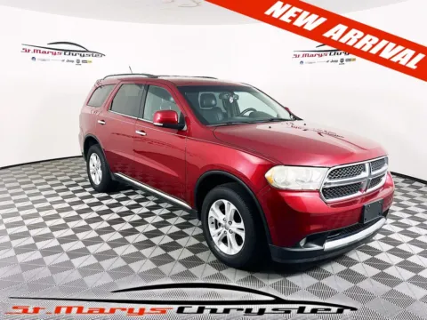 Red 2013 Dodge Durango Crew for sale in Saint Marys, OH