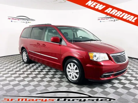 Red 2016 Chrysler Town & Country Touring for sale in Saint Marys, OH