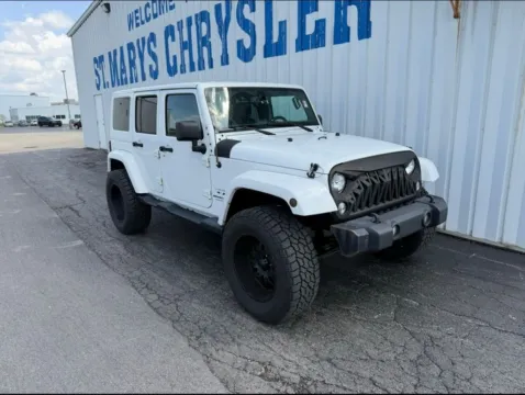White 2018 Jeep Wrangler JK Unlimited Sahara for sale in Saint Marys, OH