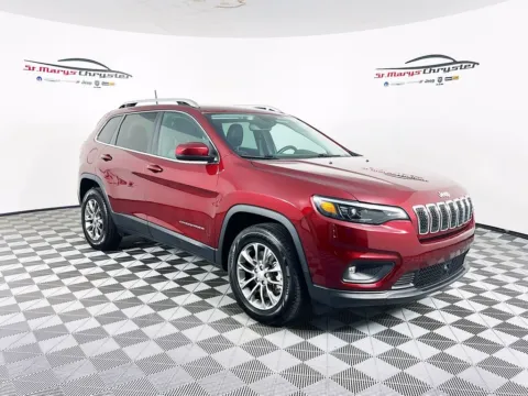 Red 2021 Jeep Cherokee Latitude Plus for sale in Saint Marys, OH