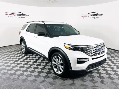 White 2023 Ford Explorer Platinum for sale in Saint Marys, OH