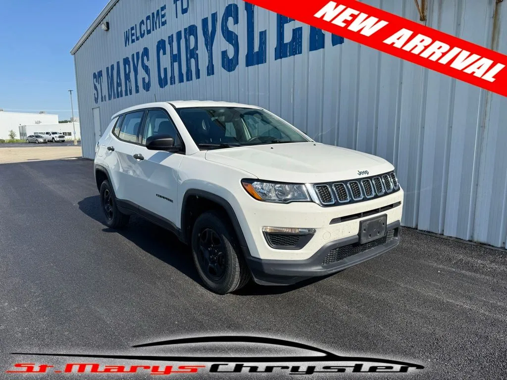 White 2019 Jeep Compass Sport for sale in Saint Marys, OH