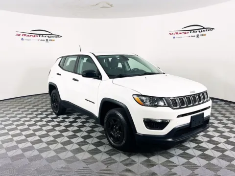 White 2019 Jeep Compass Sport for sale in Saint Marys, OH