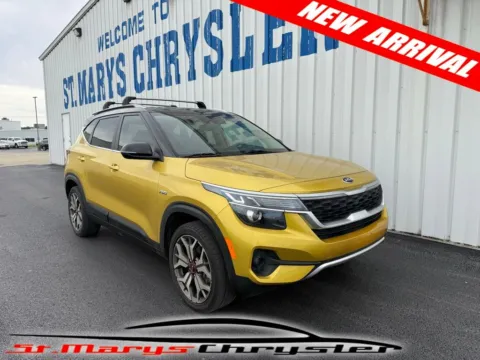 Yellow 2021 Kia Seltos S for sale in Saint Marys, OH