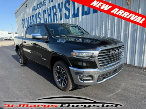 Black 2025 Ram 1500 Laramie for sale in Saint Marys, OH
