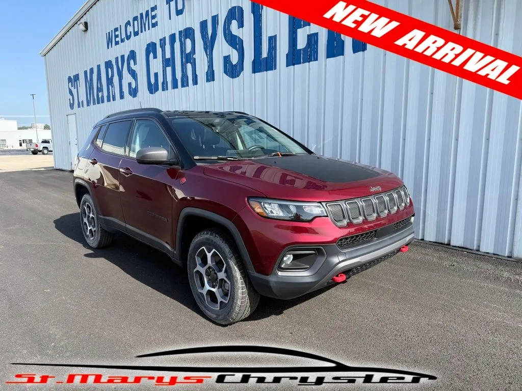 Red 2022 Jeep Compass Trailhawk for sale in Saint Marys, OH