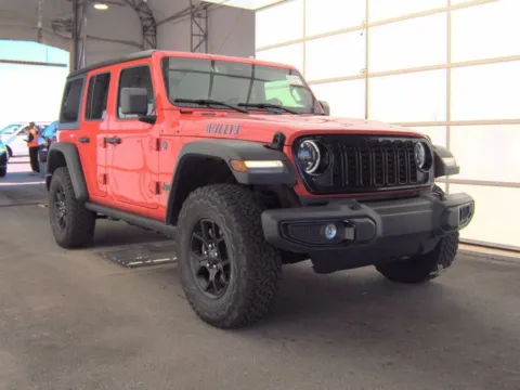 Red 2025 Jeep Wrangler Willys 4xe for sale in Saint Marys, OH
