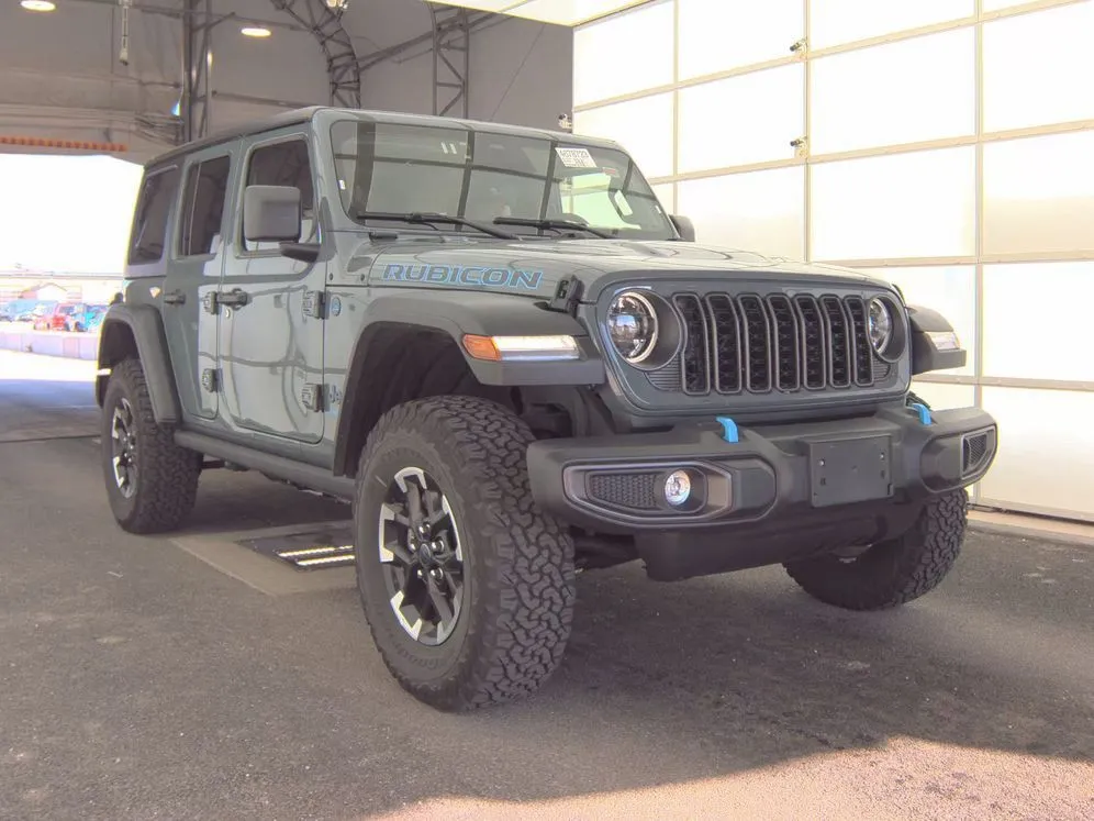 Blue 2025 Jeep Wrangler Rubicon 4xe for sale in Saint Marys, OH