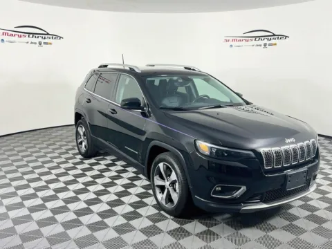 Black 2020 Jeep Cherokee Limited for sale in Saint Marys, OH