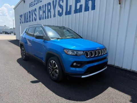 Blue 2023 Jeep Compass Limited for sale in Saint Marys, OH