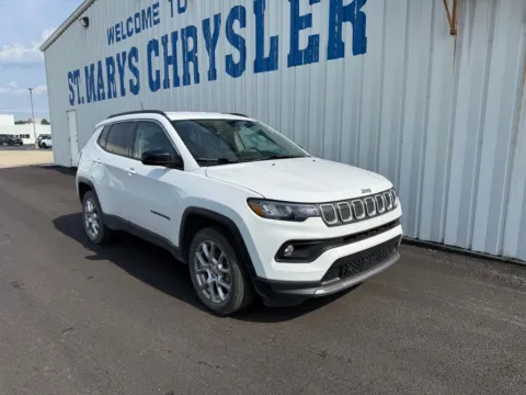 White 2022 Jeep Compass Latitude Lux for sale in Saint Marys, OH