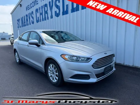 Silver 2016 Ford Fusion S for sale in Saint Marys, OH