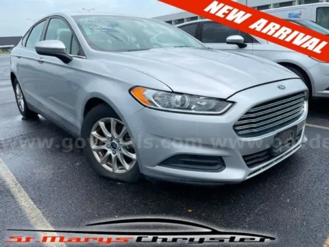 Silver 2016 Ford Fusion S for sale in Saint Marys, OH