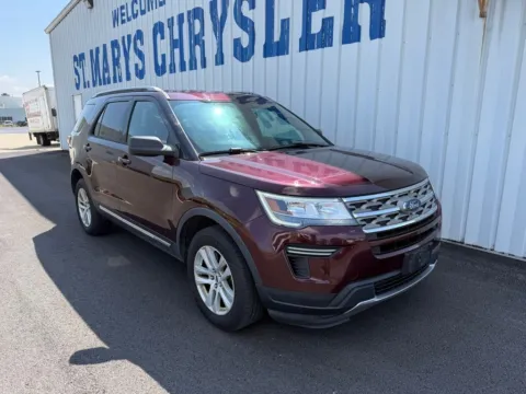 Red 2018 Ford Explorer XLT for sale in Saint Marys, OH