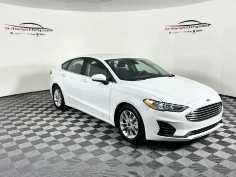 White 2019 Ford Fusion SE for sale in Saint Marys, OH