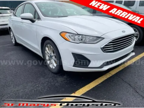 White 2019 Ford Fusion SE for sale in Saint Marys, OH