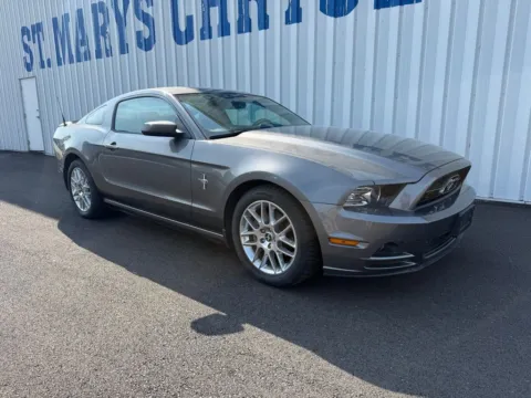 Gray 2014 Ford Mustang V6 Premium for sale in Saint Marys, OH
