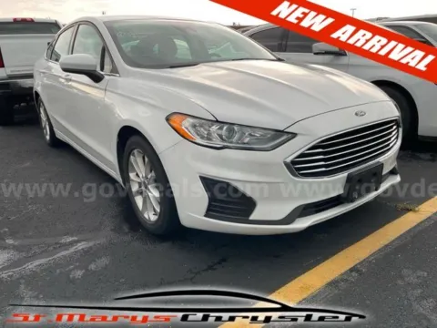 White 2019 Ford Fusion SE for sale in Saint Marys, OH