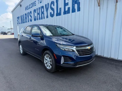 Blue 2022 Chevrolet Equinox LT for sale in Saint Marys, OH