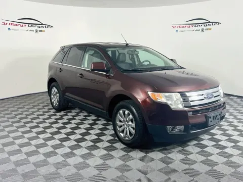 Red 2010 Ford Edge Limited for sale in Saint Marys, OH