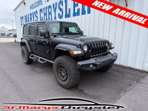 Black 2023 Jeep Wrangler Willys for sale in Saint Marys, OH