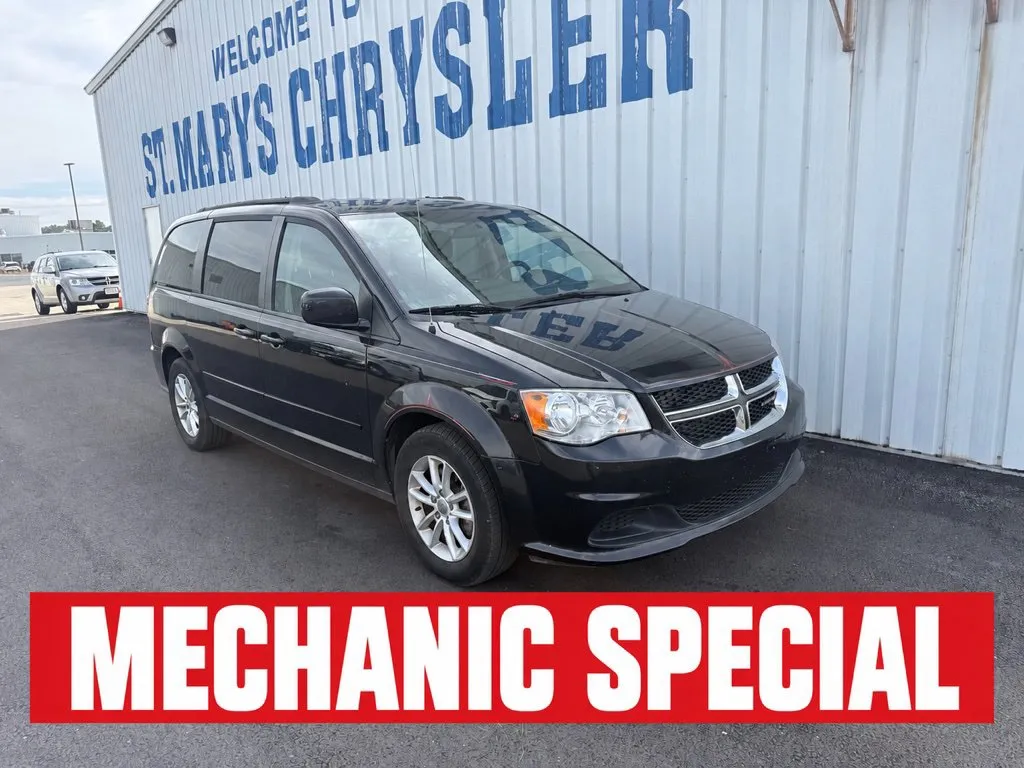 Black 2015 Dodge Grand Caravan SXT for sale in Saint Marys, OH
