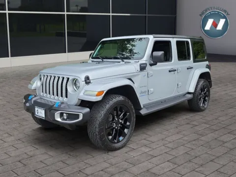 Silver 2023 Jeep Wrangler 4xe Sahara for sale in Lake Hopatcong, NJ