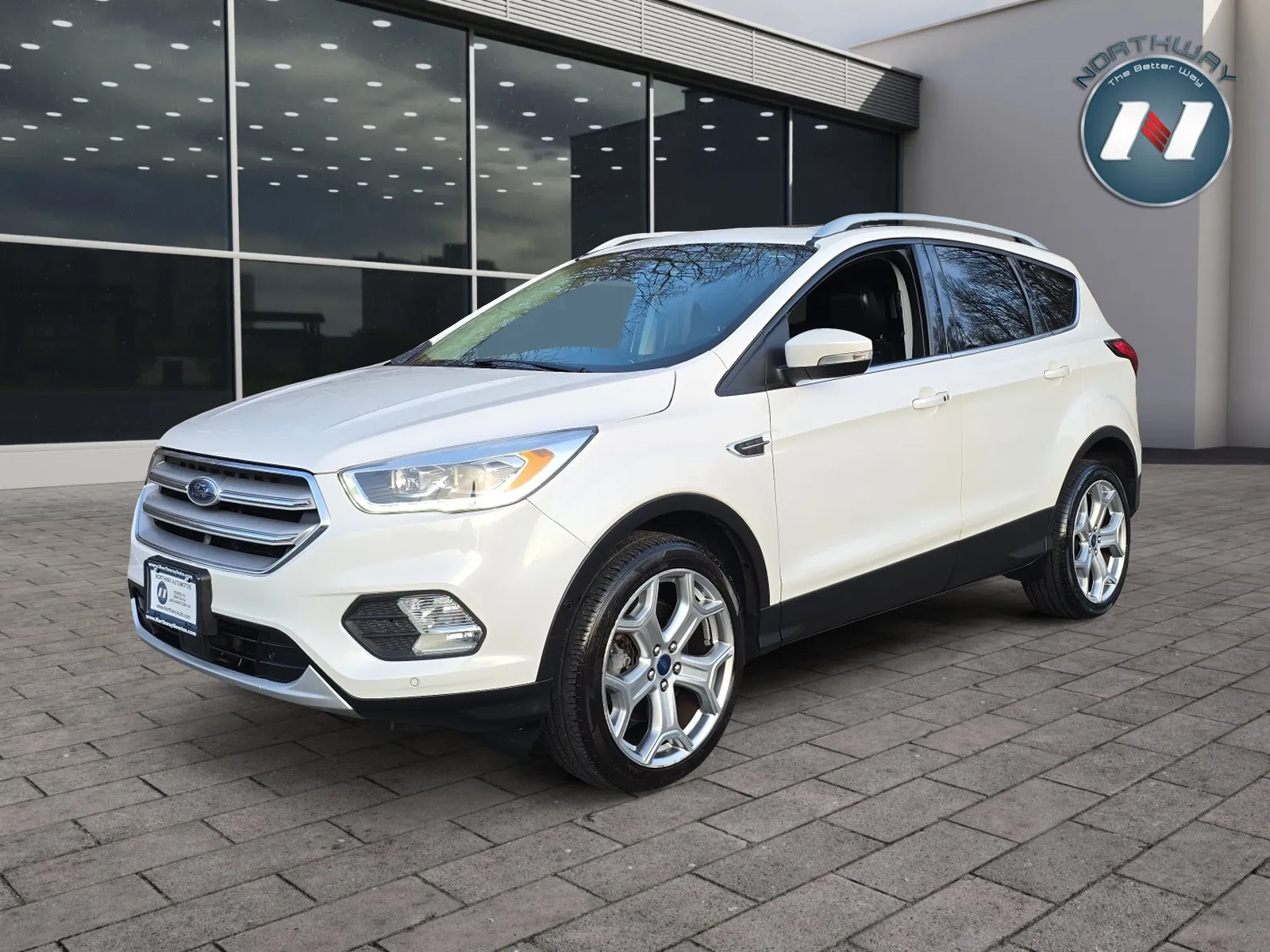 White 2019 Ford Escape Titanium for sale in Newton, NJ