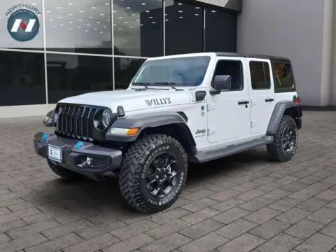 White 2023 Jeep Wrangler 4xe Willys 4xe for sale in Newton, NJ