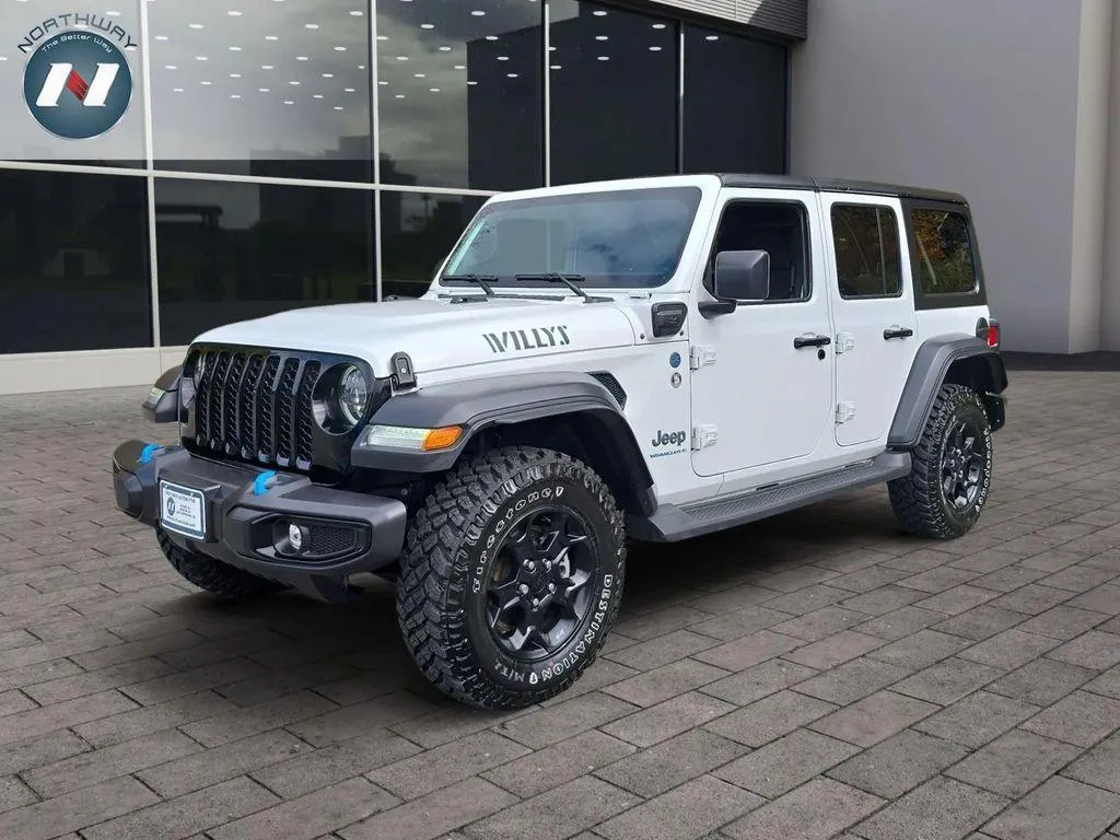 White 2023 Jeep Wrangler 4xe Willys 4xe for sale in Newton, NJ