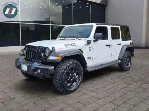 White 2023 Jeep Wrangler 4xe Willys 4xe for sale in Newton, NJ